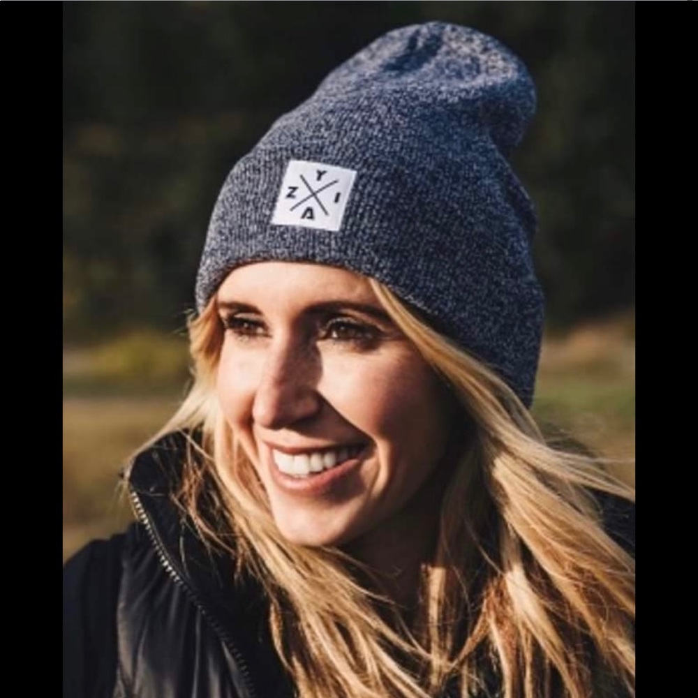Navy Heathered Beanie